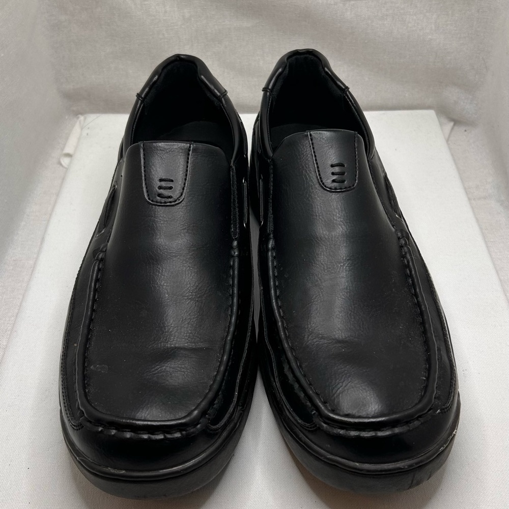 Marco Vitale Men's Casual Slip On Shoes 11 Black Leather - Picture 3 of 5